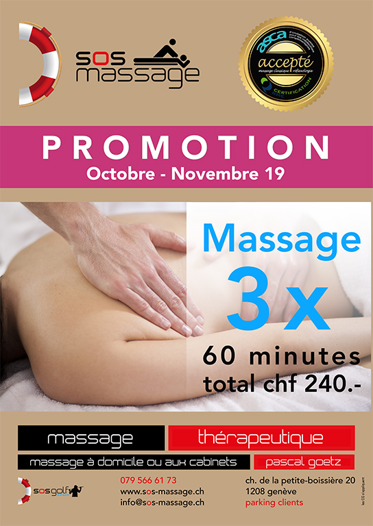 La première place – le massage classique!